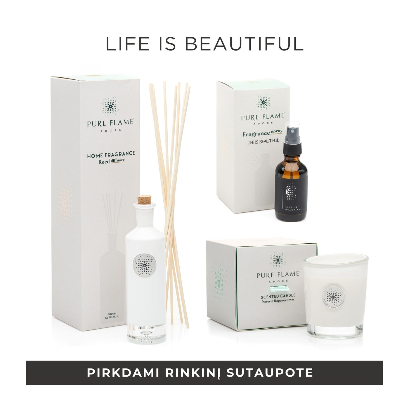 Rinkinys LIFE IS BEAUTIFUL Midi